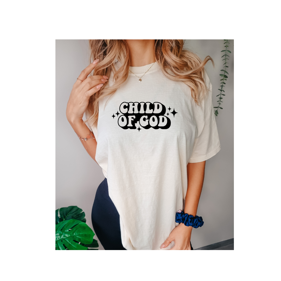 Retro Child of God T Shirt